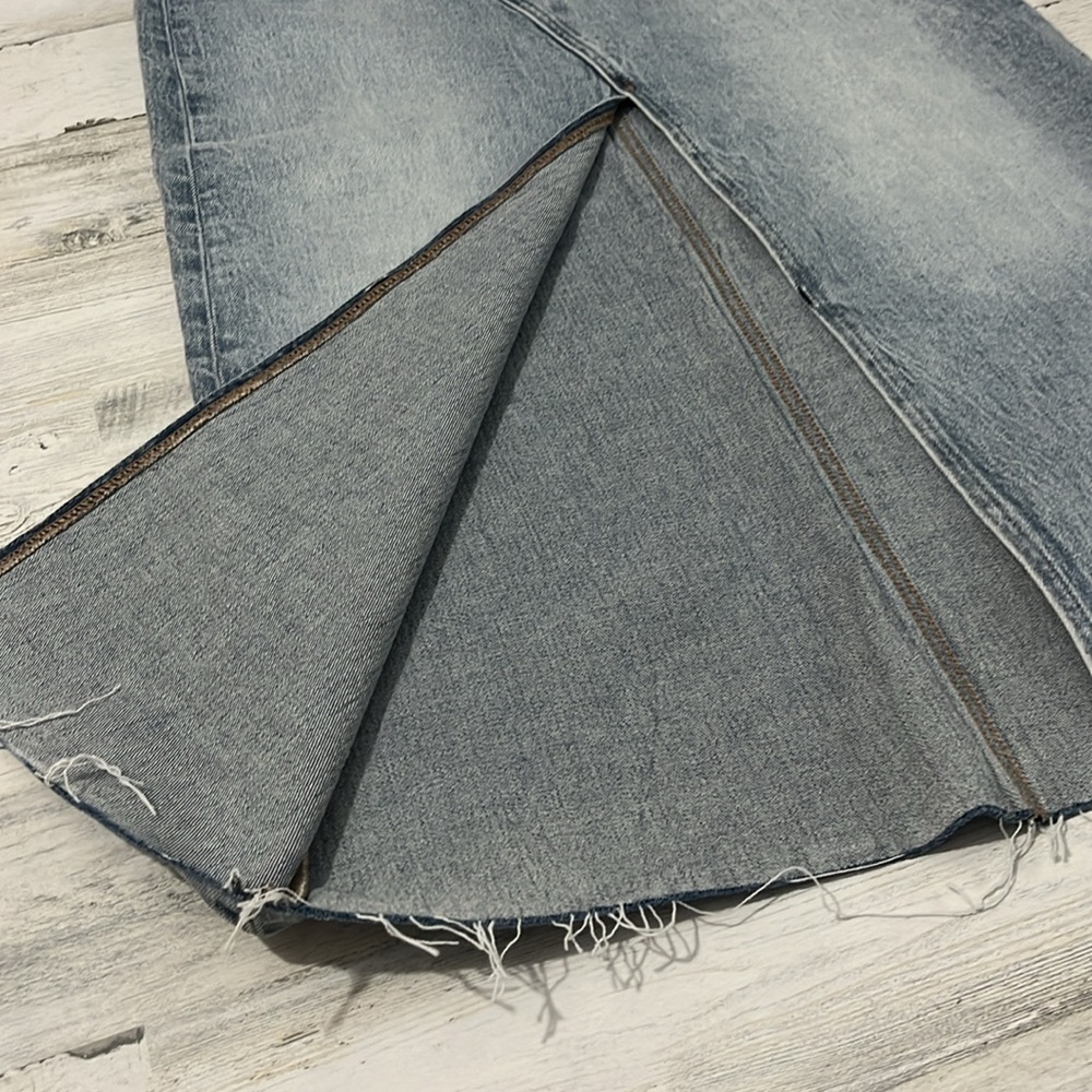 Daze Light Wash Denim Long Skirt Size 28 - Picture 11 of 11
